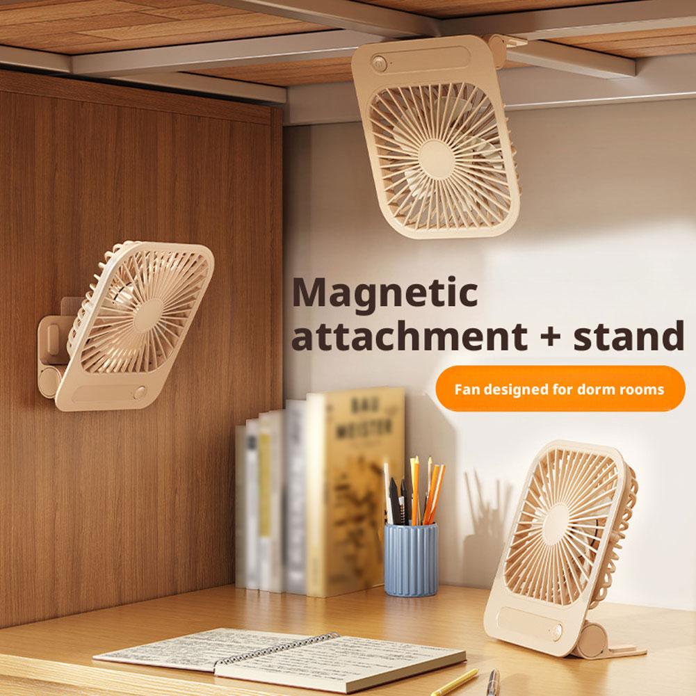 Office Furniture Direct - 超薄型磁気冷却ファンテーブルデスクファン USB 充電式壁掛けファン学生デスクトップファンオフィスホームキッチン用