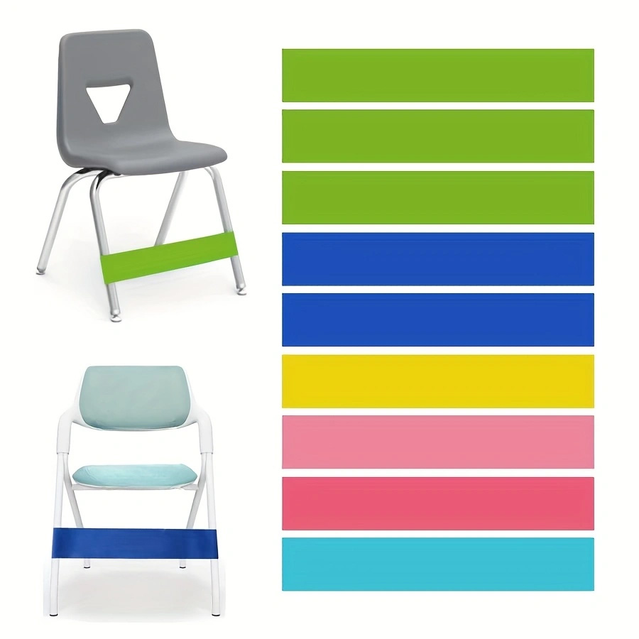 Office Furniture Direct - 1個入り弾性テンションバンド（イライラする足用）、教室の椅子の脚用ストレス緩和バンド、学生の教室やオフィスに最適