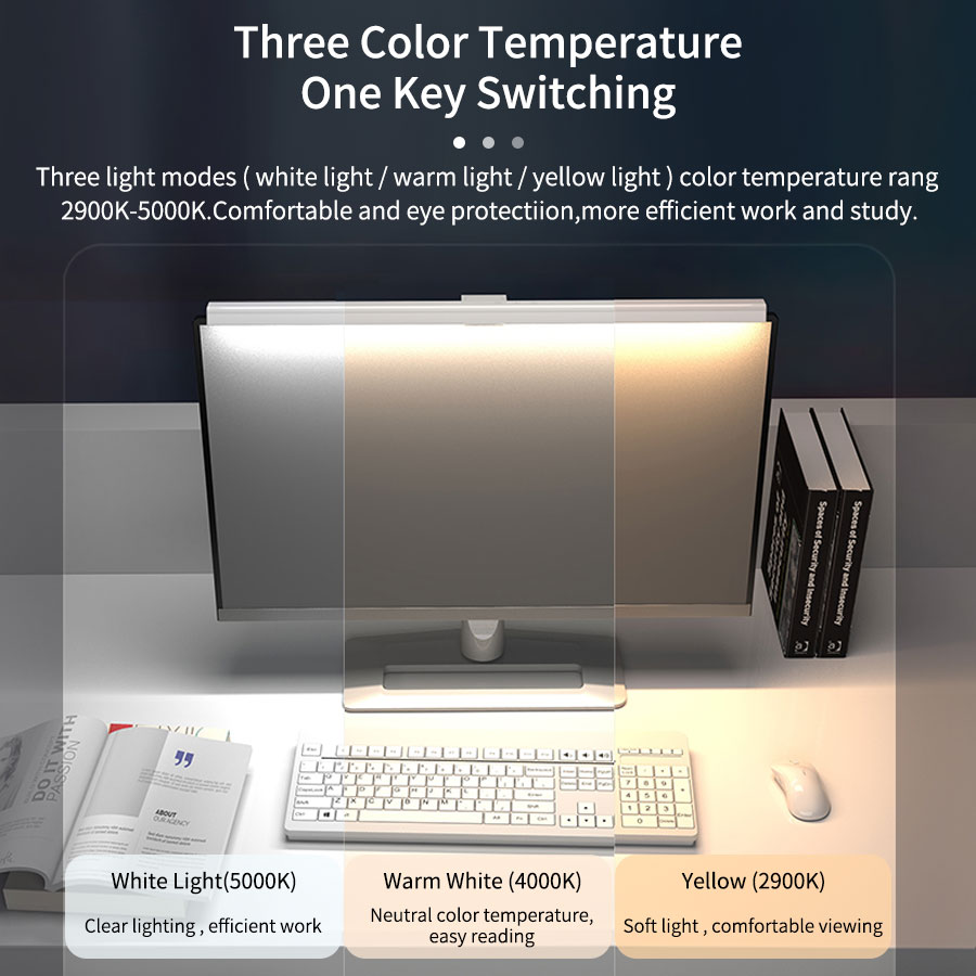 50cm LEDモニターライトバー スクリーンハンギングラン - Office Furniture Direct のレビューと価格