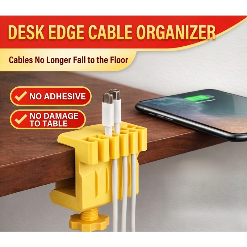 3つのデスクトップケーブルマネージャークリップ、USB充電器 - Office Furniture Direct のレビューと価格